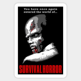 Resident Evil Survival Horror Zombie Sticker